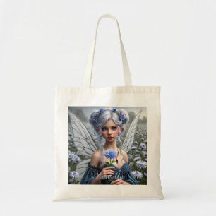 Tote Bag Belle fée de septembre en Asters