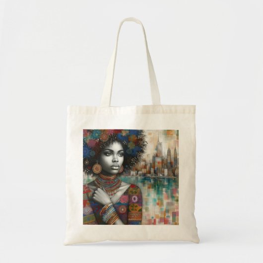 Tote Bag Belle femme de grâce (Devant)