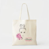 Tote Bag Belle femme illustration de mode marque (Devant)