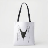 Tote Bag Belle femme tatouage  (Devant)