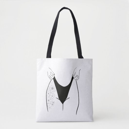 Tote Bag Belle femme tatouage (Devant)