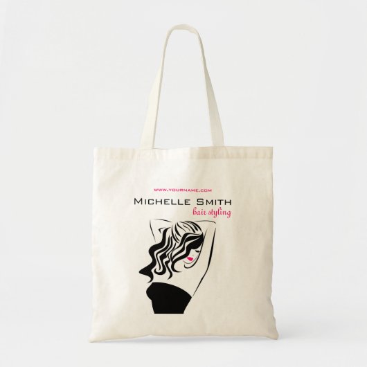 Tote Bag Belle fille avec le marquage à chaud de (Devant)