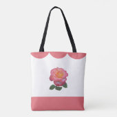 Tote Bag Belle Fleur de Rose (Dos)