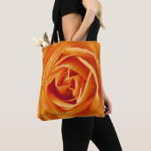 Tote Bag Belle Fleur de Rose Jaune Florale (De près)