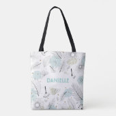 Tote Bag Belle Fleurs de Printemps Style (Dos)