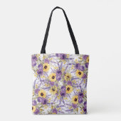 Tote Bag Belle florale jaune (Dos)