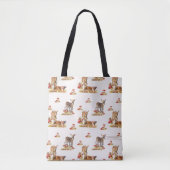 Tote Bag Belle Forêt Animale Automne Motif Art (Devant)