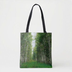 Tote Bag Belle forêt de bouleaux