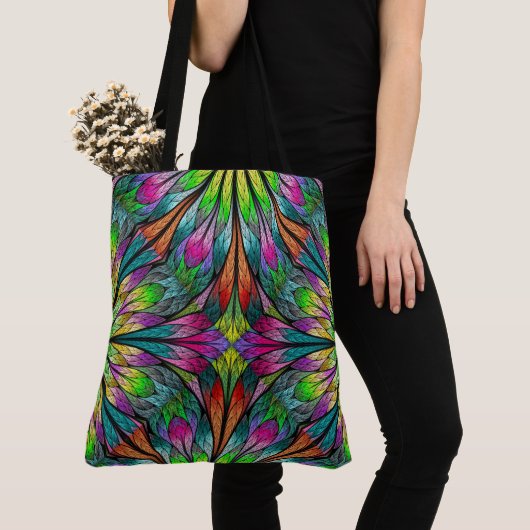 Tote Bag Belle Fractale - Voir Dos (De près)