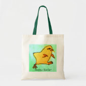 Tote Bag Belle hanche Retro de poussette de Pâques illustra (Devant)