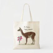 Tote Bag Belle illustration de Llama Amérique du Sud Pérou (Devant)