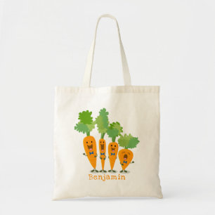 Tote Bag Belle illustration du quatuor de carottes à carott