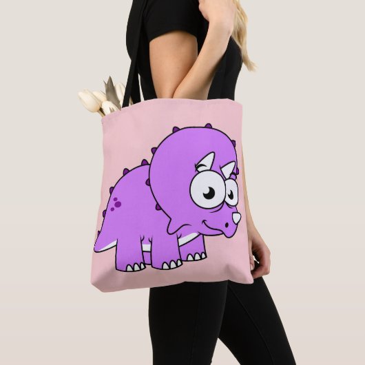 Tote Bag Belle Illustration D'Un Tricératops. (De près)
