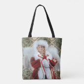Tote Bag Belle impression d'ange de Noël (Dos)