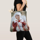 Tote Bag Belle impression d'ange de Noël (De près)