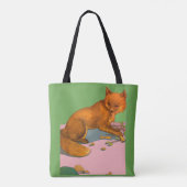 Tote Bag belle impression de renard (Dos)