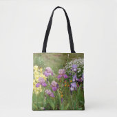 Tote Bag Belle Iris Fleur violet Fleur Photo (Devant)