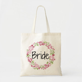 Tote Bag Belle jeune mariée Fourre-tout floral