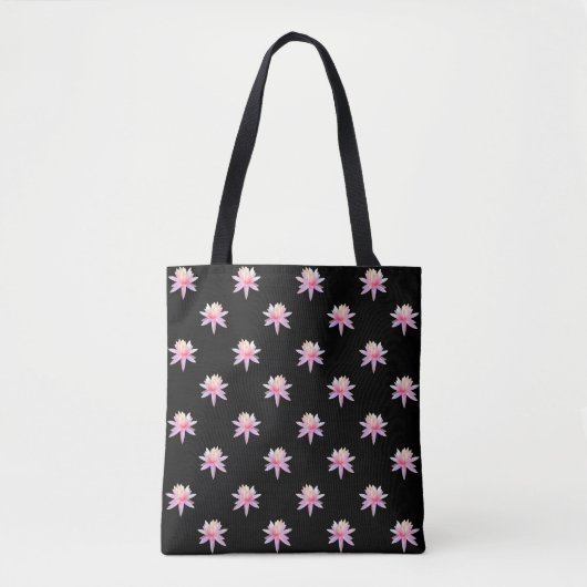 Tote Bag Belle Lotus Flower Cool Motif tendance (Devant)