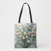 Tote Bag Belle Lys de la Vallée Printemps Floral (Devant)