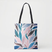 Tote Bag Belle Main Peint Art Floral (Devant)