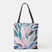 Tote Bag Belle Main Peint Art Floral (Dos)