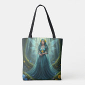Tote Bag Belle Mars Aquamarine Fée (Dos)
