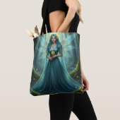 Tote Bag Belle Mars Aquamarine Fée (De près)