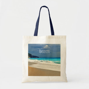 Tote Bag Belle Mer Turquoise Photographie Tropicale