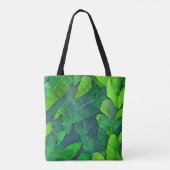 Tote Bag Belle Motif Feuille verte (Dos)