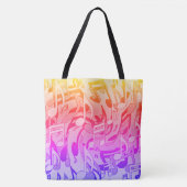 Tote Bag Belle musique Joyeuses couleurs vives notes musica (Devant)