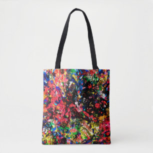 Tote Bag Belle peinture abstraite colorée