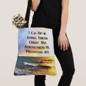 TOTE BAG BELLE PHILIPPIENNE 4:13 PHOTO DE LA SCRIPTURE (De près)