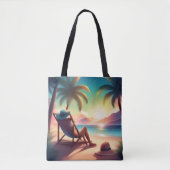 Tote Bag belle plage (Devant)