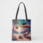 Tote Bag belle plage (Devant)