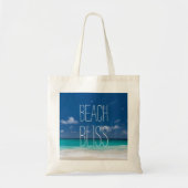 Tote Bag Belle plage tropicale (Devant)