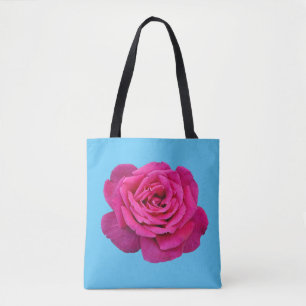 Tote Bag Belle rose rose