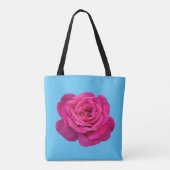 Tote Bag Belle rose rose (Dos)
