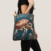 Tote Bag Belle tortue sous-marine (De près)