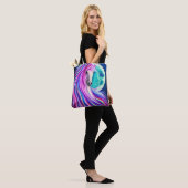 Tote Bag Belle Unicornes Plein Flower Graphic (Sur le modèle)