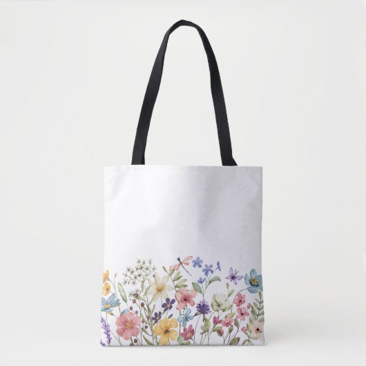 Tote Bag Belles fleurs (Devant)
