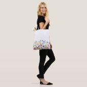Tote Bag Belles fleurs (Sur le modèle)