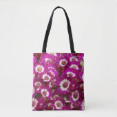 Tote Bag Belles fleurs de Cineraria violette (Devant)