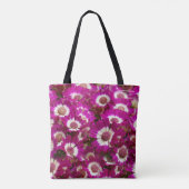 Tote Bag Belles fleurs de Cineraria violette (Dos)