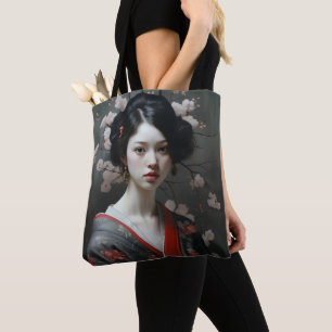 Tote Bag Belles fleurs de Geisha