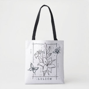 Tote Bag Belles Fleurs de Lys