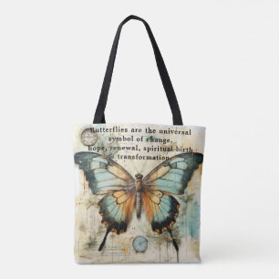 Tote Bag Belles Paroles sur les Papillons