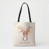 Tote Bag Belles rennes de Noël (Devant)