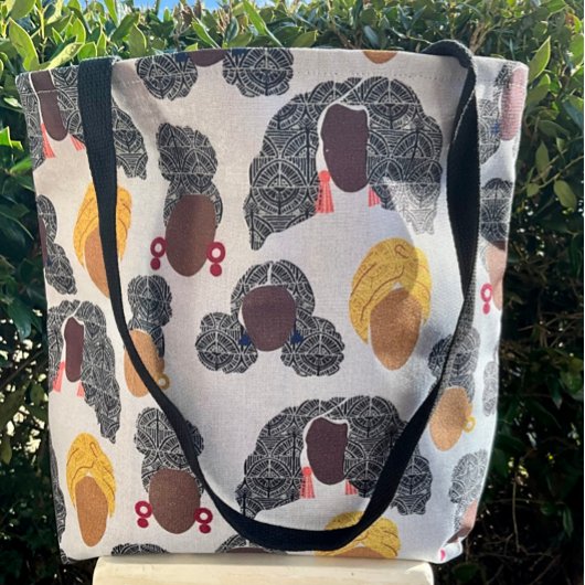 Tote Bag Belles tonalités de peau et de beaux cheveux