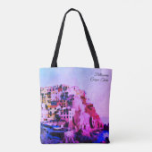 Tote Bag ** Bellissima * Italia Langue Cinque Terre (Dos)